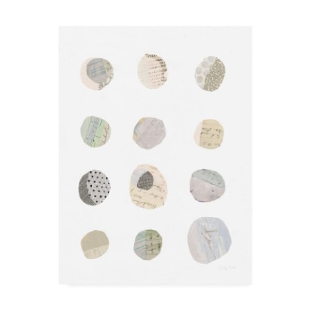Courtney Prahl 'Geometric Collage Ii On White Neutral' Canvas Art,14x19